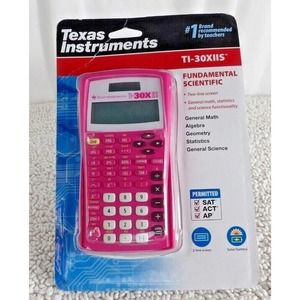 Texas Instruments Pink TI-30X IIS 2 Line Fundamental Scientific Calculator